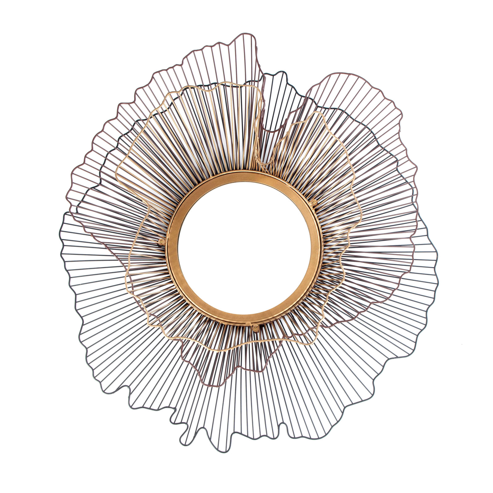 Espejo metálico tricolor