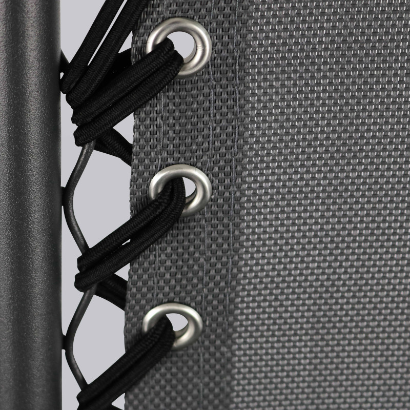 Zoom sillón de relax plegable GRIS (3/6)