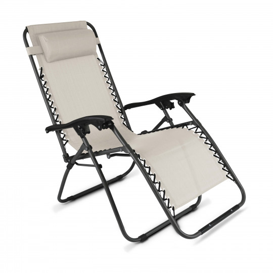 Sillón de jardín plegable y reclinable CRUDO