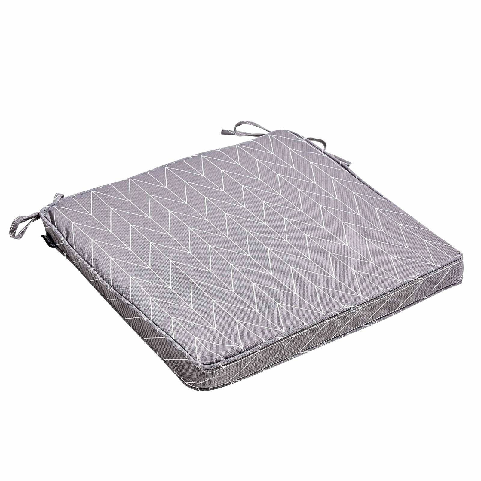 Lote de 4 cojines de silla de exterior con estampados 40 x 40 cm Lote de 4 cojines de silla de exterior con estampados 40 x 40 cm