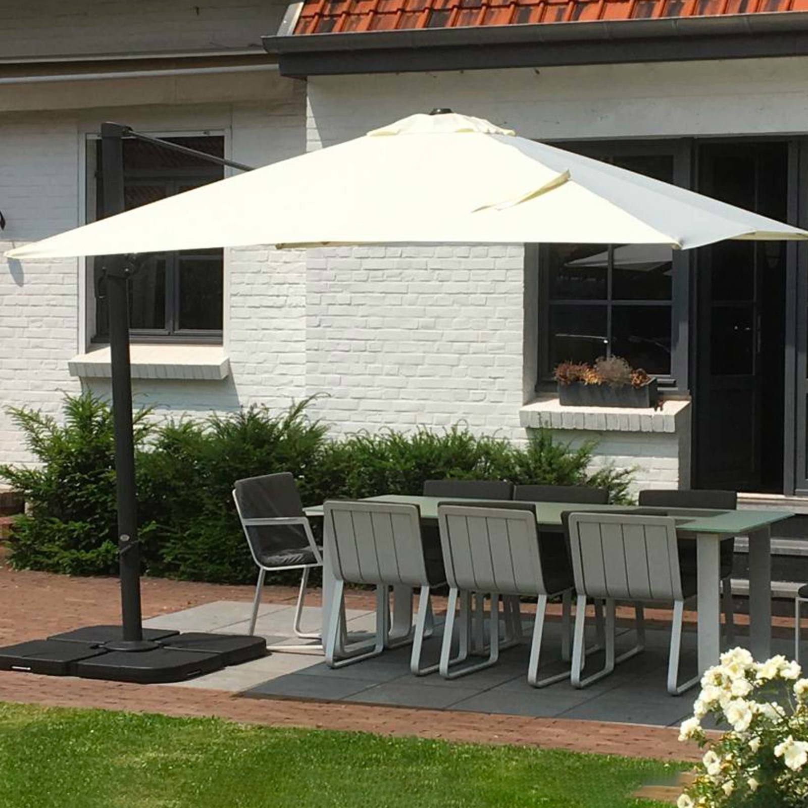 Pie de parasol rellenable 16 kg