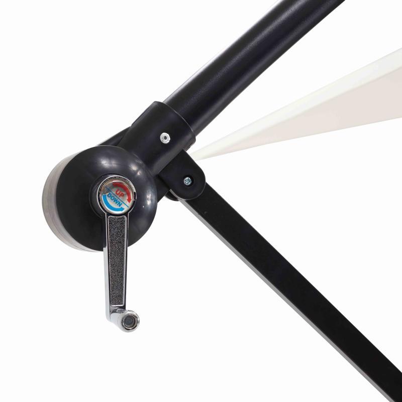 Sombrilla colgante reclinable cuadrada 3 x 3 m (5/7)