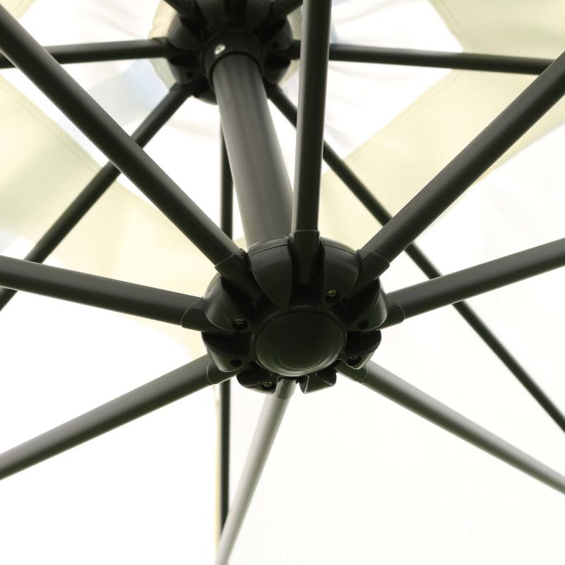 Sombrilla colgante reclinable cuadrada 3 x 3 m (2/7)