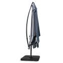 Conjunto de sombrilla colgante inclinable (3 x 3 m) y 4 losas lastradas