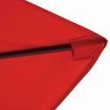 Conjunto de sombrilla colgante inclinable (3 x 3 m) y 4 losas lastradas