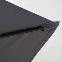 Conjunto de sombrilla colgante inclinable (3 x 3 m) y 4 losas lastradas