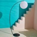 Lámpara de pie con forma de arco redonda 180 cm