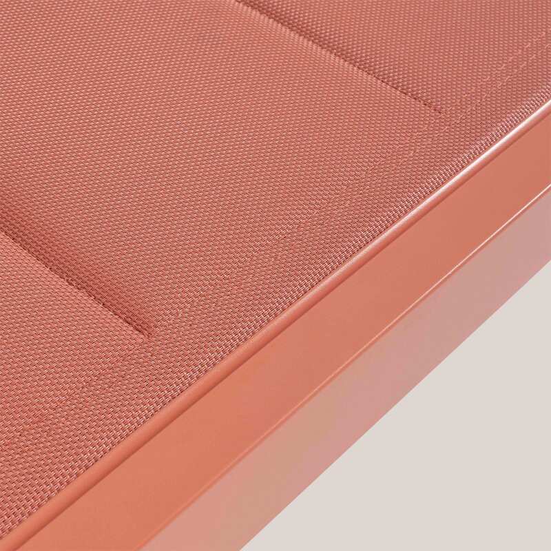 Lote de 2 tumbonas con ruedas, reclinables 5 posiciones (6/7)