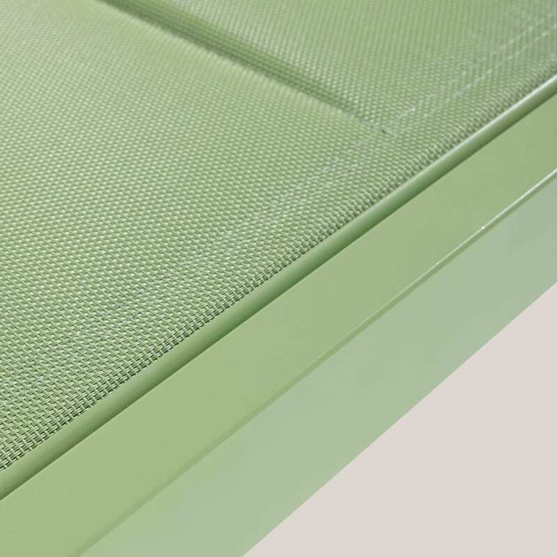 Lote de 2 tumbonas con ruedas, reclinables 5 posiciones (6/7)