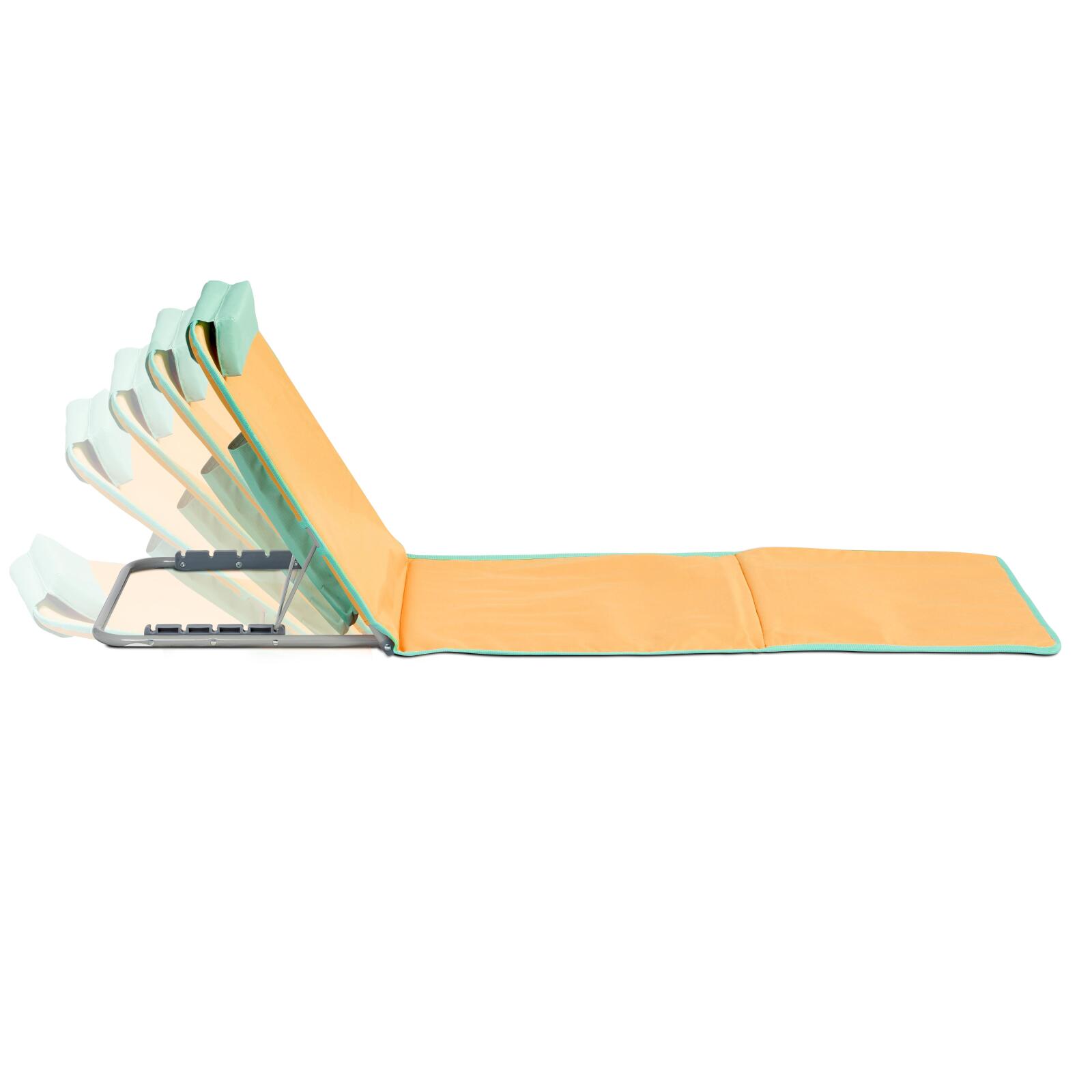 Colchón de playa plegable, reclinable 5 posiciones