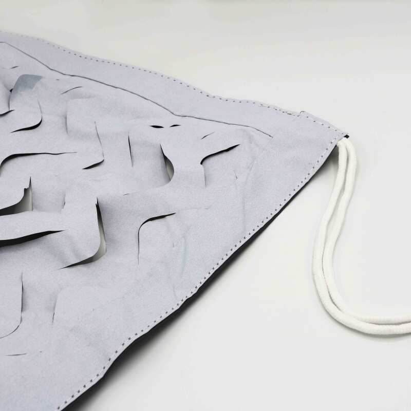 Vela de sombra calada reversible rectangular 3 x 4 m