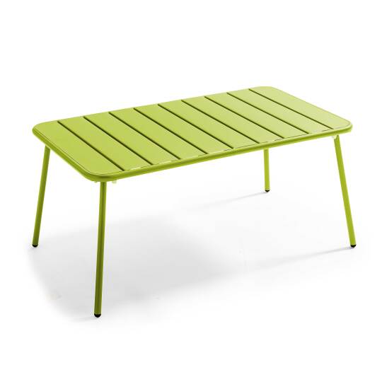 Mesa de centro de jardín rectangular 90 x 50 cm