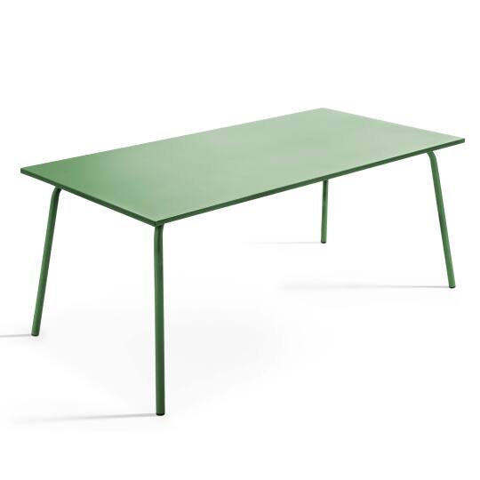 Mesa de jardín rectangular 180 x 90 x 72 cm