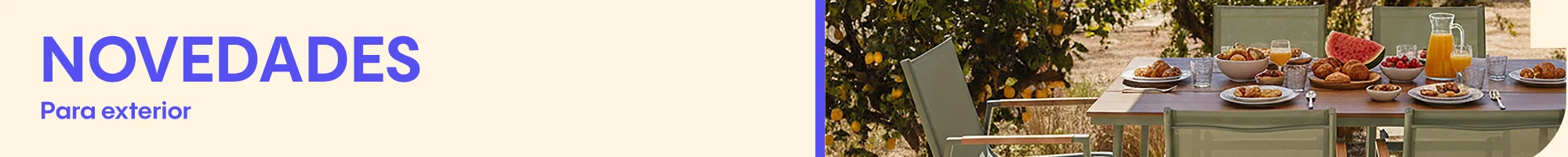 Novedades para exterior