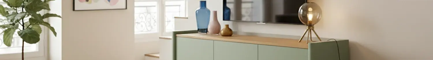 mueble tv compacto 120cm