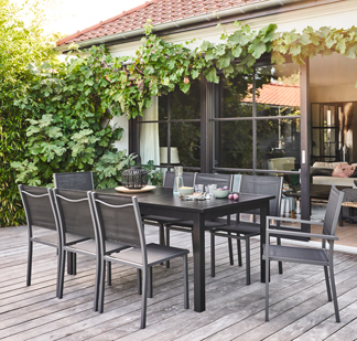 ¿Cómo proteger una mesa de jardín de aluminio?