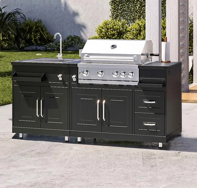 Diseñar una cocina de exterior compacta: ideas para jardines pequeños