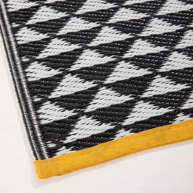 Tapete rectangular de exterior con diseños de doble cara en polipropileno (3/7)