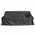 Funda de sofá de exterior negra 230 x 90 x 60 cm