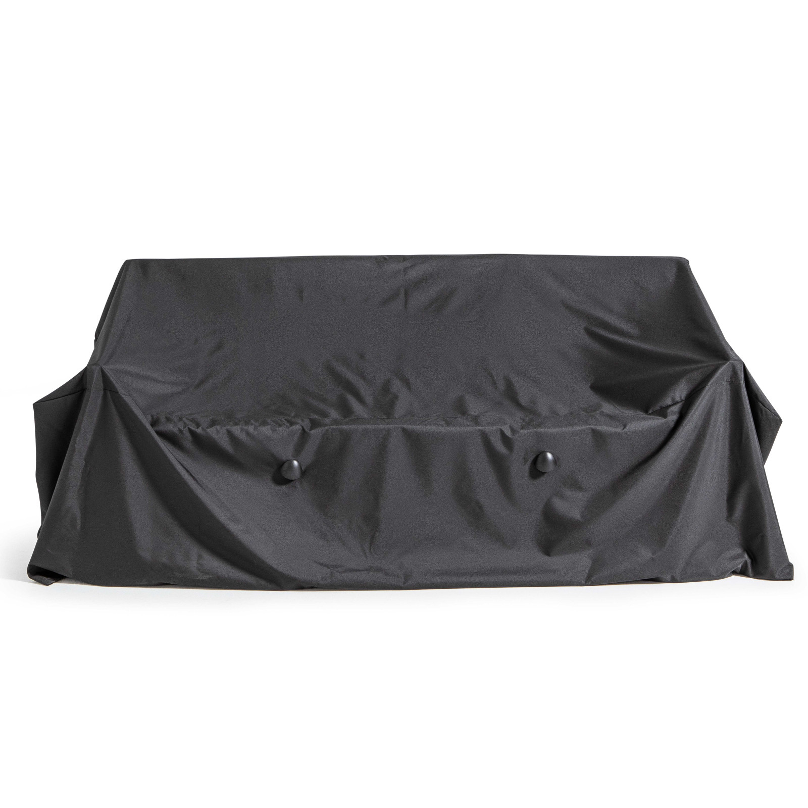 Funda de sofá de exterior negra 230 x 90 x 60 cm