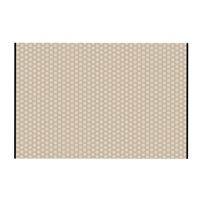 Alfombra rectangular de exterior con diseños de doble cara en polipropileno