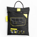 Funda de sofá de exterior negra 230 x 90 x 60 cm