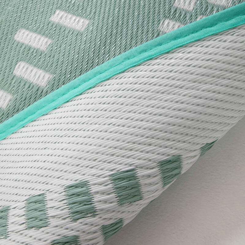 Alfombra rectangular de exterior con diseños de doble cara en polipropileno (4/6)