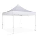 Carpa plegable blanca de aluminio 4x4m 480g/m² 50mm