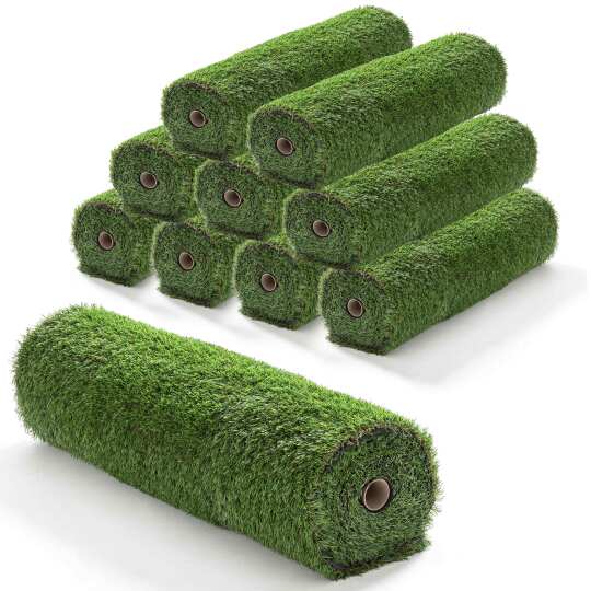 Lote de 10 rollos de césped sintético de 30mm