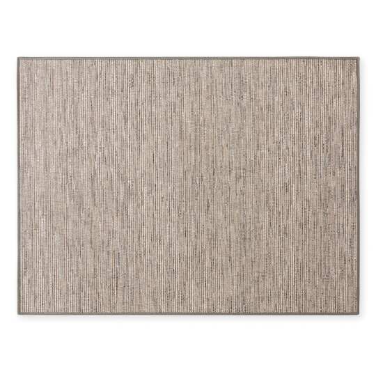 Alfombra de exterior con estampado tejido rectangular | Oviala