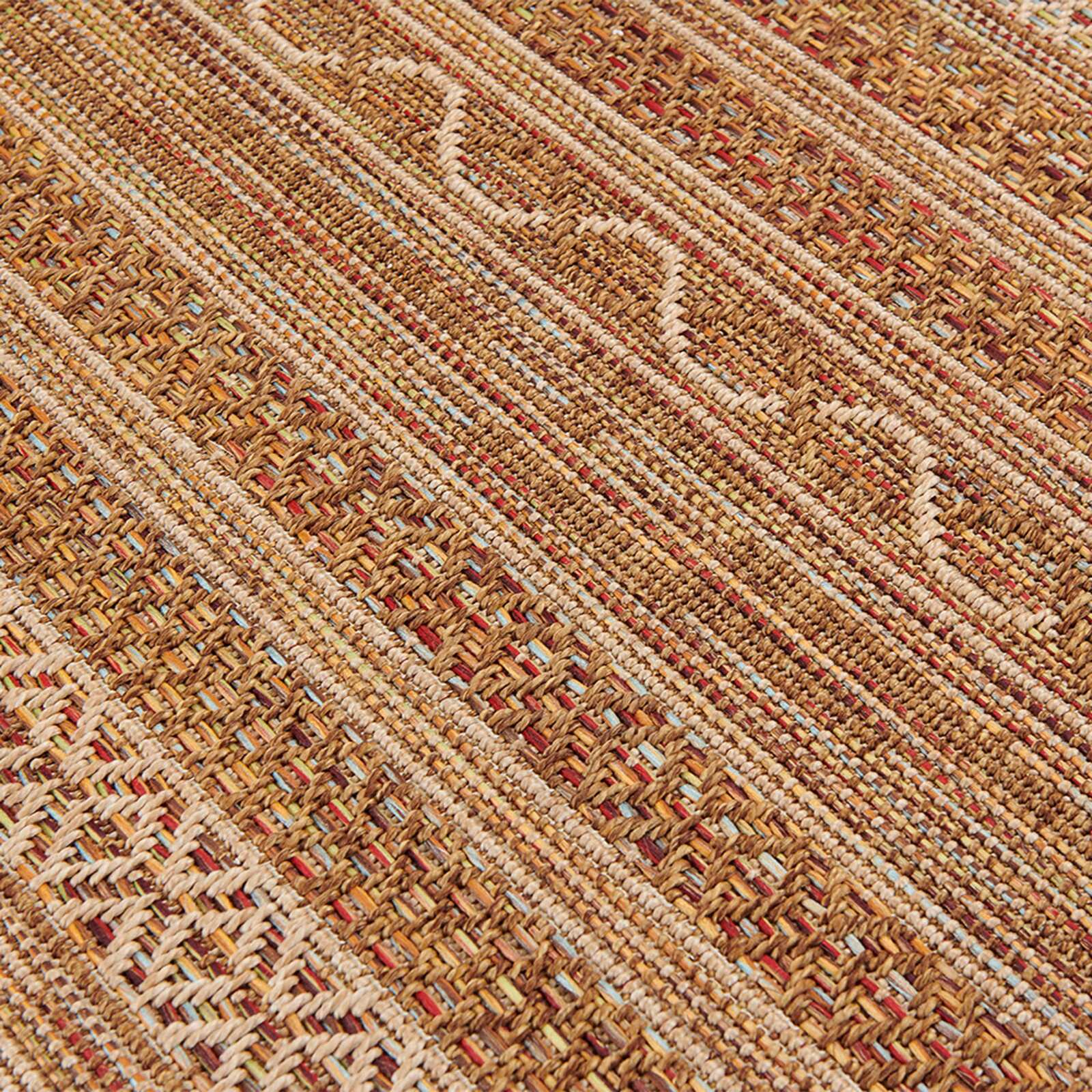 Alfombra rectangular para exteriores de polipropileno