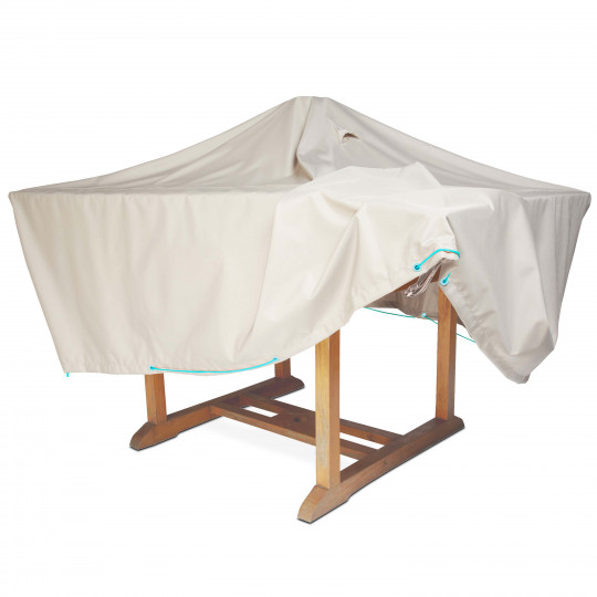 Funda para conjunto de jardín 170 x 110 x 60 cm topo