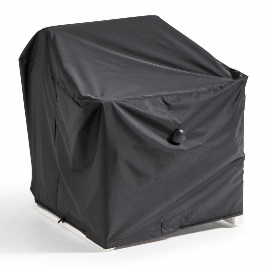 Funda para sillón de jardín negro 75 x 75 x 60 cm
