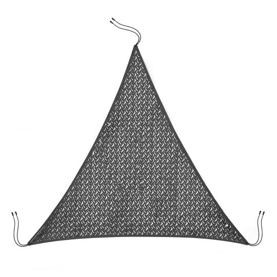 Vela de sombra calada triangular  3,6 x 3,6 x 3,6 m