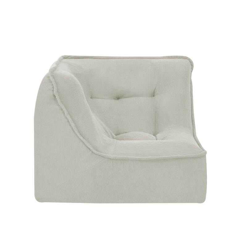 Sillón esquinero de tela para sofá modular (2/7)