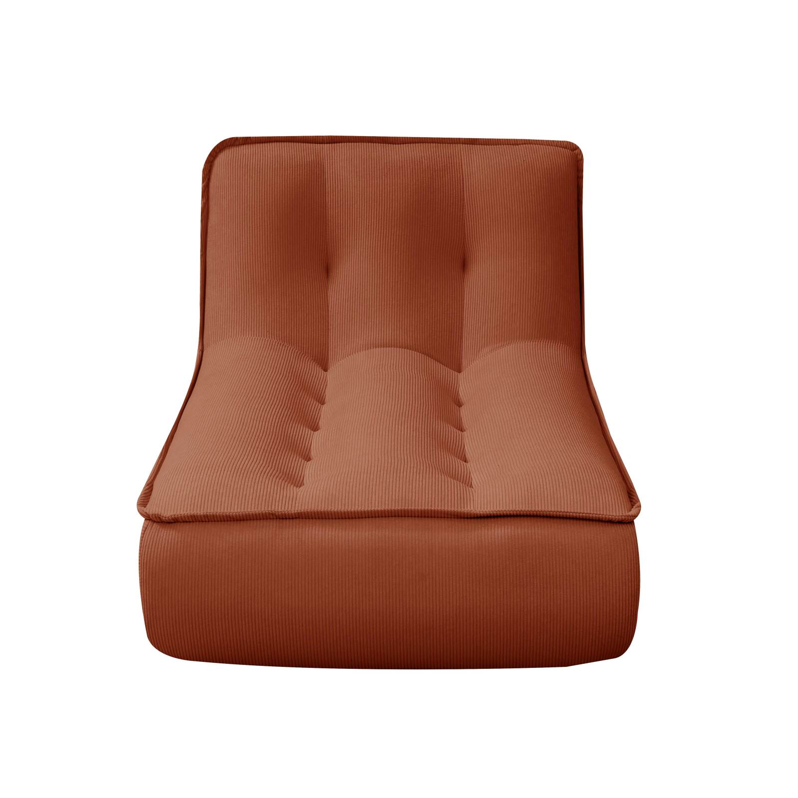 Chaise longue de tela para sofá modular
