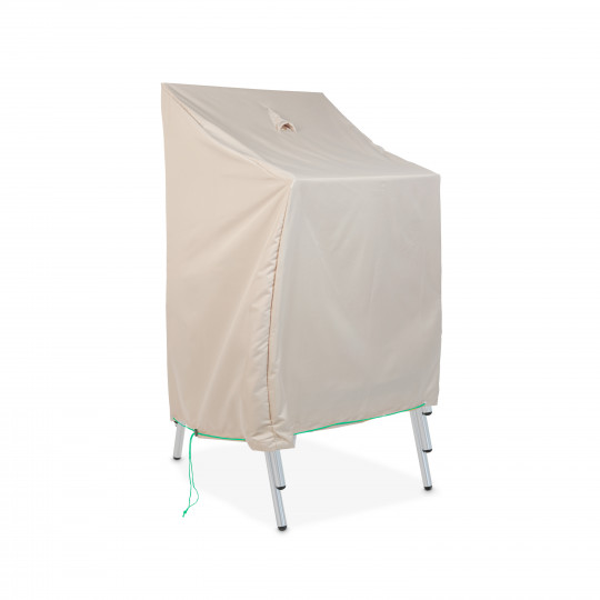 Funda para sillas apilables 66 x 66 x 120 cm topo