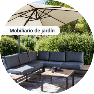 Foto de muebles bajos de jardín antracita con sombrilla